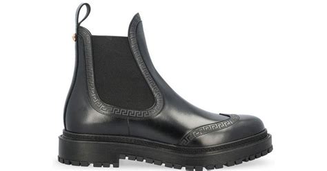 mens versace chelsea boot|versace ankle boots.